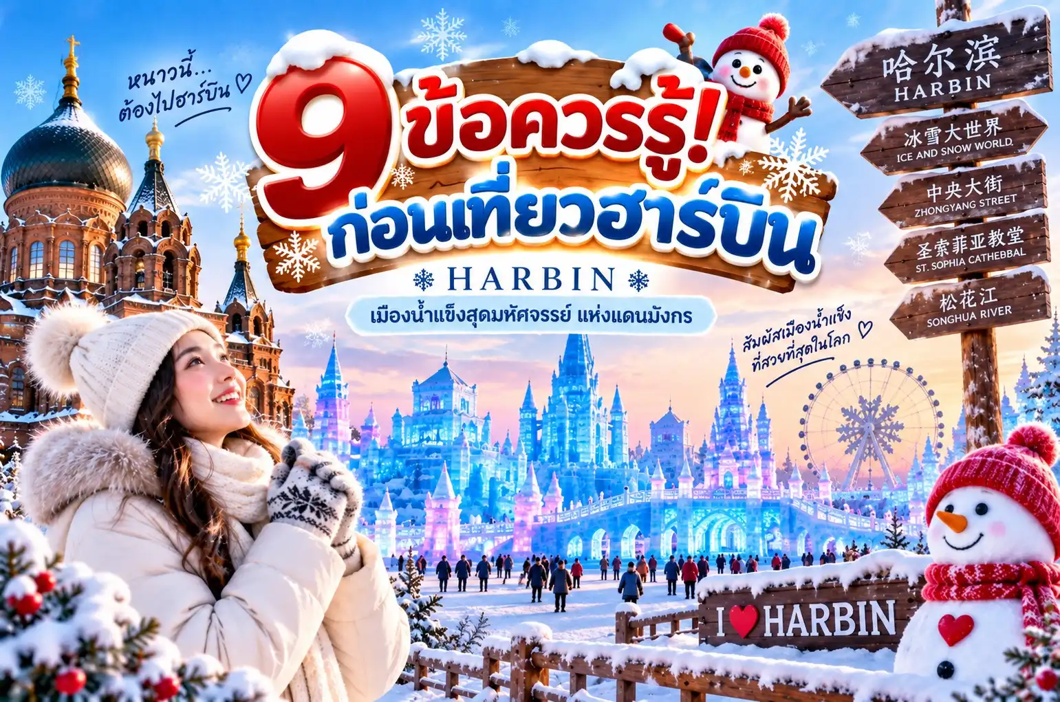 9 ข้อควรรู้! ก่อนเที่ยวฮาร์บิน
