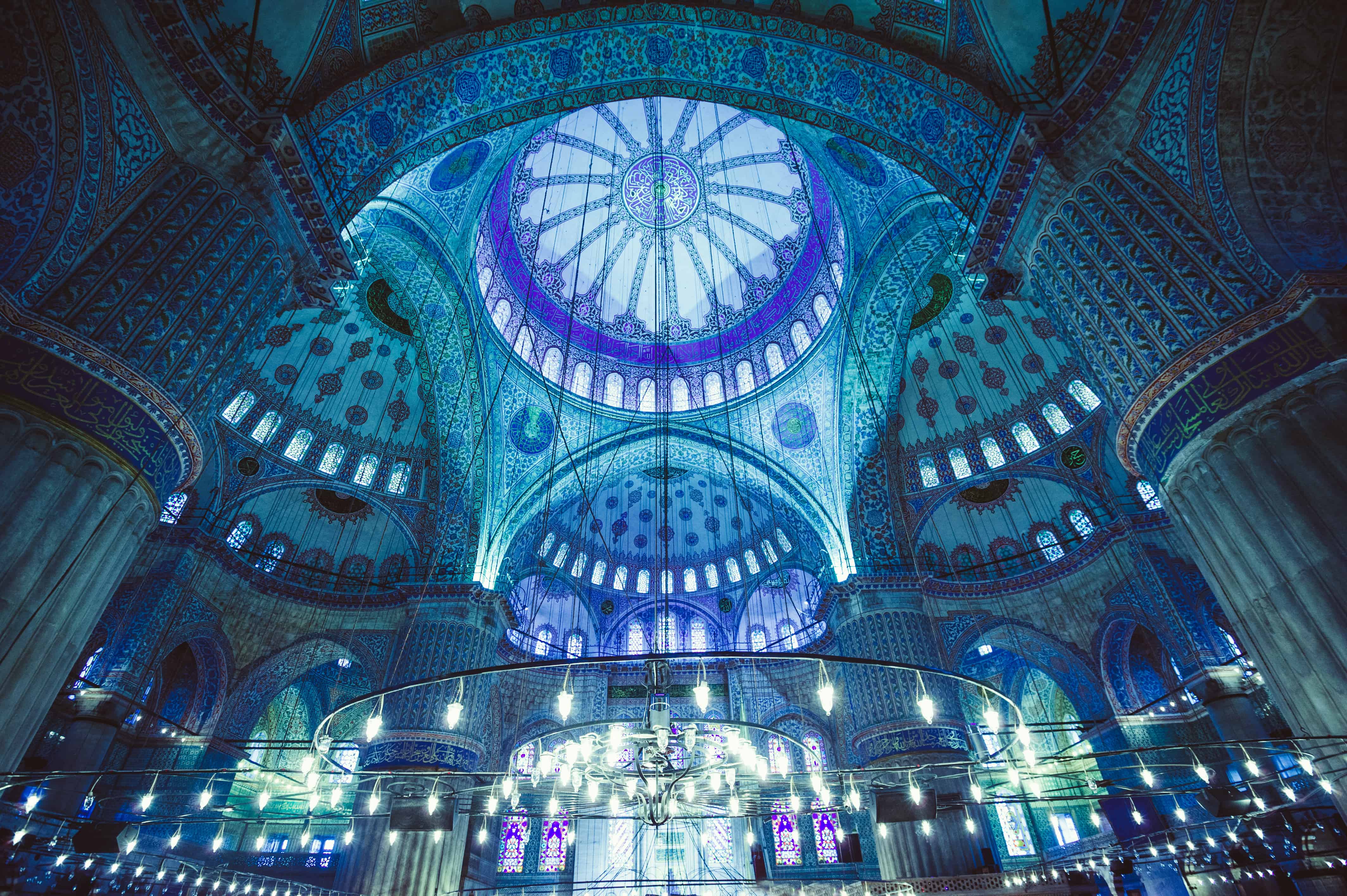 ตุรกี เมืองอีสตันบูล มัสยิดสีน้ำเงิน